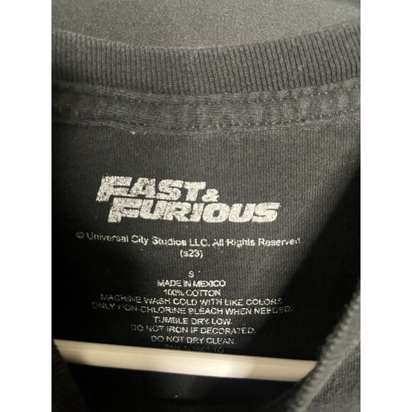 fast and the furious shirt size small black orange supra - Picture 3 of 4